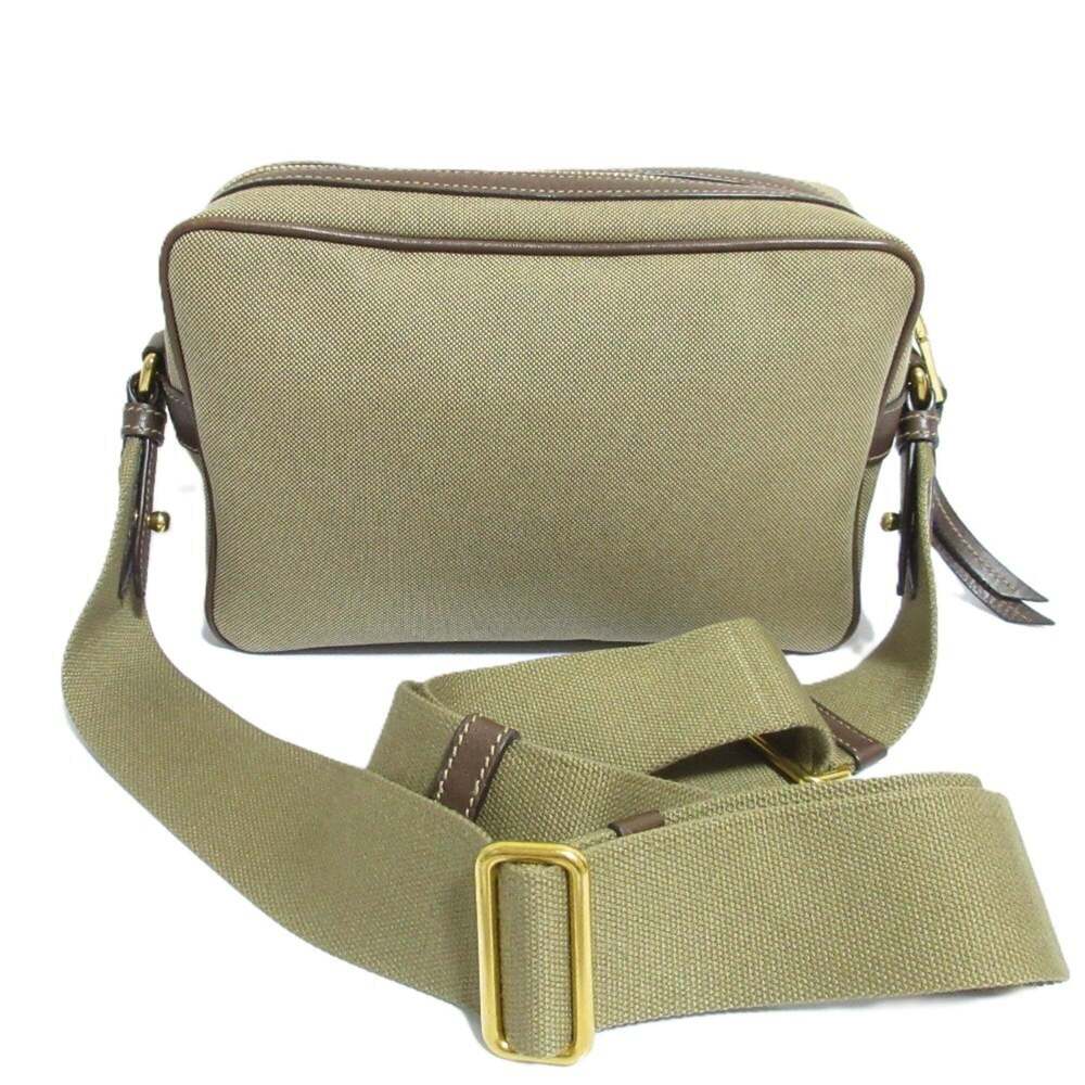 PRADA Cream Canvas Shoulder Bag - Picture 2 of 16